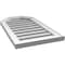Ekena Millwork Octagonal Top Surface Mount PVC Gable Vent w/ 2"W x 1-1/2"P Brickmould Frame, 16"W x 28"H GVPOT16X2802SF - alternate 5